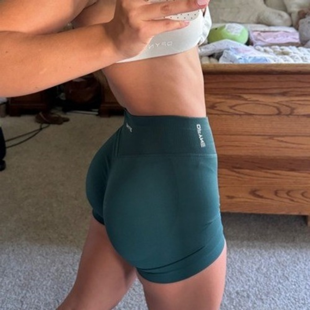 Dfyne impact shorts 4.5"‎ pine green small